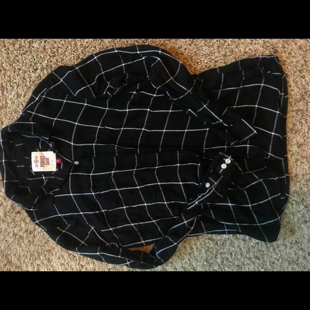 Black and white flannel
